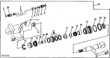 China R79003 Back-Up Ring Deere parts 510, 750C-II for sale