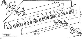 China R83144 Back-Up Ring Deere parts 315CH, 410C, 315C, 310C for sale