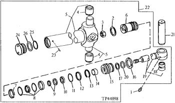 China T19829 Back-Up Ring Deere parts 210C, 310A, 300D, 410, 500C for sale