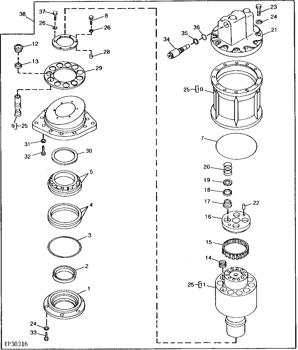 China 0212221 Back-Up Ring Deere parts 490 for sale