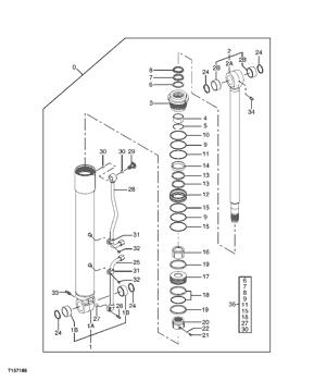 China 0310904 Back-Up Ring Deere parts 80C for sale