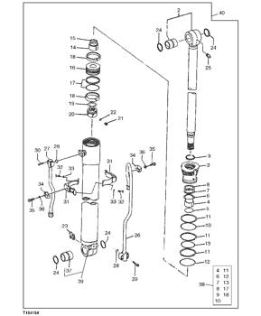 China 0444601 Tube Deere parts 190 for sale