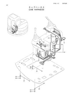 China 0001868 HARNESS;WIRE Hitachi parts EX75UR for sale