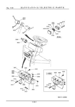 China 360111-52511 UNIT,FLASHER Hitachi parts LX50-7, LX60-7 for sale