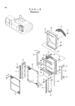 China 4320506 CORE;RADIATOR Hitachi parts EX300-2 for sale