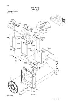 China 4655044 CORE;RADIATOR Hitachi parts TL1100-3, ZX1800K-3, ZX850-3, ZX850-3F, ZX870H-3, ZX870H-3-HCMC, ZX870H-3F, ZX870R-3, ZX870R-3F for sale