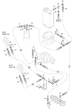 China 0594-04004-x TEE Hitachi parts TX40UR-3 for sale