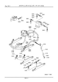 China 124306-03000 TEE Hitachi parts LX50-7, LX60-7 for sale