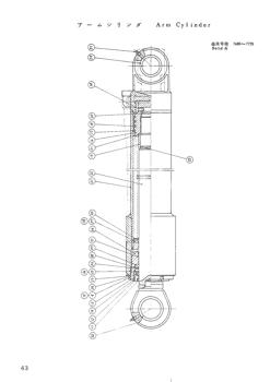 China 0128902 ROD;PISTON Hitachi parts UH07-3 for sale