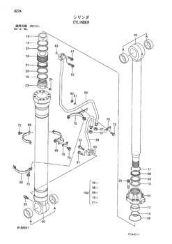 China 9186601 CYL.;BOOM Hitachi parts ML250R, ZX330, ZX330-HHE, ZX350H, ZX350K, ZX350LC-AMS, ZX350LC-HCME, ZX350W, ZX360LC-HHE, ZX360W-3, ZX370MTH for sale