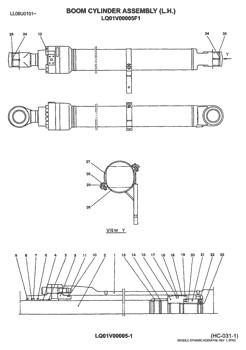 China LQ01V00005R300 REPAIR KIT Kobelco parts SK250LC, SK250LC-6E for sale