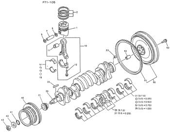 China 134551460 BOLT,FLYWHEEL, Start Serial: 26475- Kobelco parts for sale