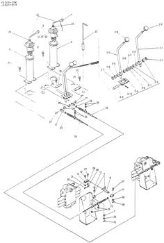 China 2406R176D18 FLEXIBLE CONTROL Kobelco parts K907CLC, K907C for sale