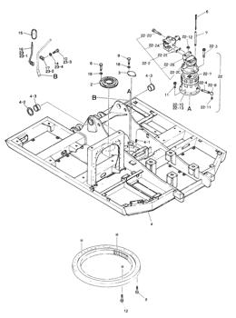 China 22414T2729 COVER Kobelco parts SK100 for sale