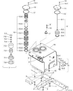 China LS50V00007S001 ELEMENT Kobelco parts SK485-8, SK485-9, SK485LC-9 for sale