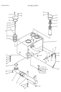 China 2046Z18 ELEMENT KIT ITEM 5 & 17 Kobelco parts K914 for sale