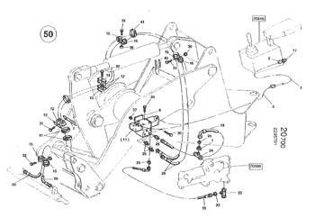 China 0044812 CYLINDER HEAD SCR Kobelco parts WLK25 for sale