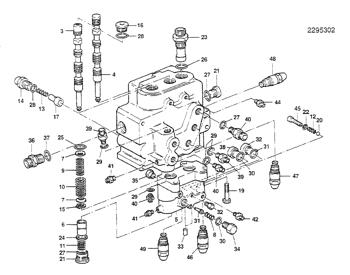 China 0536953 CYLINDER HEAD SCR Kobelco parts WLK25, WLK15 for sale