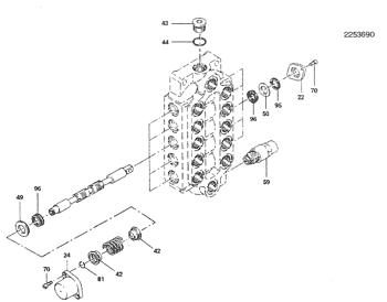 China 0725385 CYLINDER HEAD SCR Kobelco parts WLK15 for sale