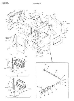 China 2427P1439 GLASS Kobelco parts K903B, K905LC, K904D, K905, K904DL for sale