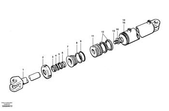 China CH74578 O-ring Volvo.Heavy parts G700 MODELS, G700B MODELS for sale