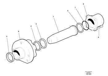 China CH80684 O-ring Volvo.Heavy parts G700B MODELS, G900 MODELS for sale