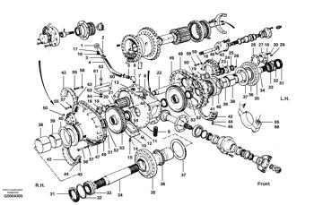 China CH11448 Gasket Volvo.Heavy parts G700 MODELS, G700B MODELS for sale