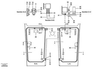 China CH400267 Gasket Volvo.Heavy parts G700 MODELS, G700B MODELS for sale