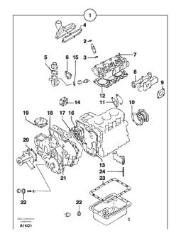 China PJ7412891 Gasket Volvo.Heavy parts EC14, EC15, EC20 for sale