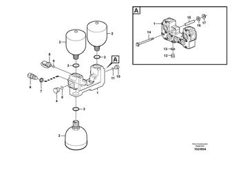 China VOE17215536 Pressure sensor Volvo.Heavy parts G900C, L110F, L120F, L350F, L60F, L70F, L90F for sale