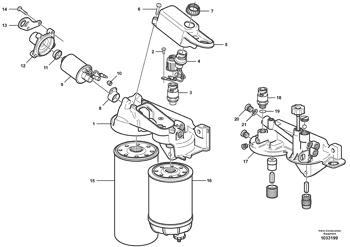 China VOE21032642 Fuel Filter Housing Volvo.Heavy parts for sale