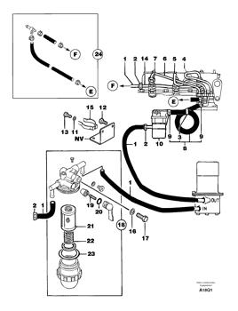 China PJ11715847 Fuel filter Volvo.Heavy parts EC14 for sale