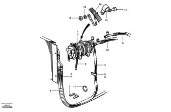 China CH95448 V-belt Volvo.Heavy parts G700 MODELS for sale