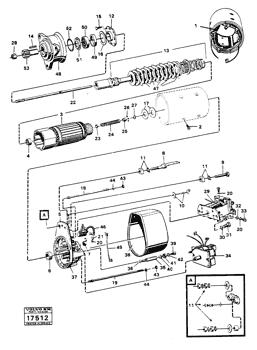 China VOE4777147 Starter motor Volvo.Heavy parts 4600B, L160, L180/L180C VOLVO BM, L180C, L180D, L220D for sale