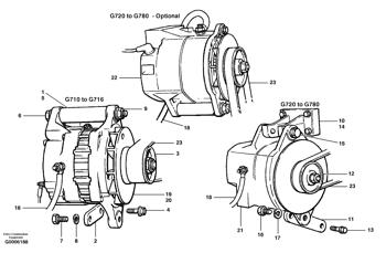 China CH68207 Alternator Volvo.Heavy parts G700 MODELS for sale