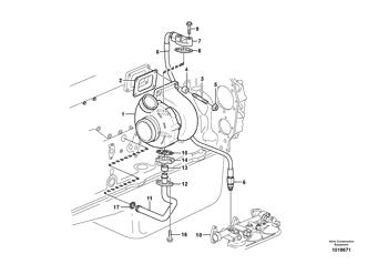 China VOE11423684 Turbocharger Volvo.Heavy parts A35D, A35E, A35E FS, A40D, EC330B, EC330C, EC360B, EC360C, EC360CHR, EC460B, EC460C, L150E, L150F, L180E, L180F, L180F HL, L220E, L220F, PL4608, PL4611, T450D for sale