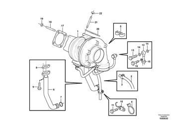 China VOE21496615 Turbocharger Volvo.Heavy parts L110E, L110F, L120E, L120F for sale