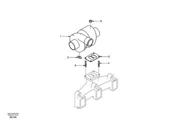 China SA3802798 Turbocharger Volvo.Heavy parts for sale