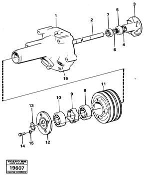 China VOE787767 Water pump Volvo.Heavy parts L50 for sale