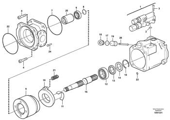 China VOE11998662 Compressor Volvo.Heavy parts L120B VOLVO BM, L120C, L120C VOLVO BM, L150/L150C VOLVO BM, L180/L180C VOLVO BM, L50B/L50C VOLVO BM, L70B/L70C VOLVO BM, L90C, L90C VOLVO BM, T450D for sale