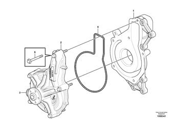 China VOE20505543 Coolant pump Volvo.Heavy parts A35F, A35F FS, A35F/G, A35F/G FS, EC340D, EC350E, EC380D, EC380DHR, EC380E, EC380EHR, EC480D, EC480DHR, EC480E, EC480EHR, L150G, L150H, L180G, L180G HL, L180H, L180H HL, L220G, L220H, L250G, L250H, PL... for sale