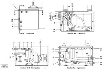 China CH73256 Cable harness Volvo.Heavy parts G700 MODELS for sale