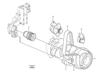 China VOE21618992 Belt tensioner Volvo.Heavy parts EC240B, EC240C, EC250D, EC290B, EC290C, EC300D, ECR305C, EW140C, FC2924C, FC3329C, PL3005D for sale