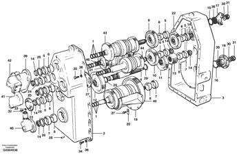 China CH29710 Bearing Race Volvo.Heavy parts G700 MODELS, G700B MODELS for sale