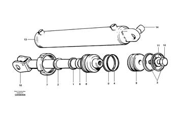 China CH48342 Bearing Volvo.Heavy parts G700B MODELS for sale