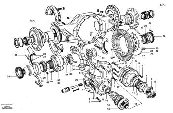 China CH63132 Bearing race Volvo.Heavy parts G700 MODELS, G700B MODELS for sale