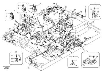 China VOE14593562 Cable harness for sale