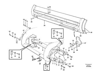 China CH42438 Bushing Volvo.Heavy parts G700 MODELS, G700B MODELS, G900 MODELS for sale