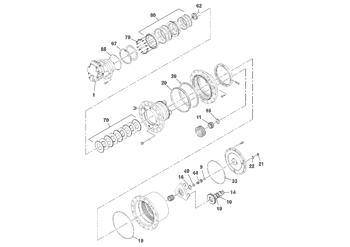 China RM13462171 Brake disc kit Volvo.Heavy parts SD100C, SD70/SD77 for sale