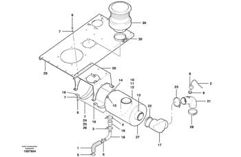 China CH22A-475 Hose clamp Volvo.Heavy parts for sale